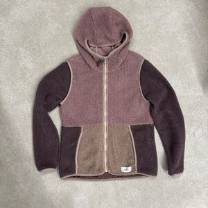 REI Co-op Aureum Sherpa Fleece Hoodie Full Zip Jacket Medium